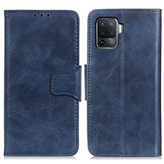 Handytasche Stand Schutzhülle Flip Leder Hülle M02L für Oppo A94 4G Blau