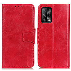 Handytasche Stand Schutzhülle Flip Leder Hülle M02L für Oppo F19 Rot