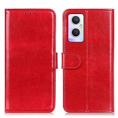 Handytasche Stand Schutzhülle Flip Leder Hülle M02L für Oppo F21s Pro 5G Rot