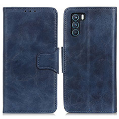 Handytasche Stand Schutzhülle Flip Leder Hülle M02L für Oppo K9 Pro 5G Blau