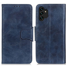 Handytasche Stand Schutzhülle Flip Leder Hülle M02L für Samsung Galaxy A04s Blau