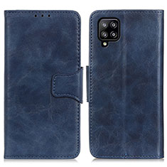 Handytasche Stand Schutzhülle Flip Leder Hülle M02L für Samsung Galaxy A22 4G Blau