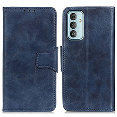 Handytasche Stand Schutzhülle Flip Leder Hülle M02L für Samsung Galaxy M23 5G Blau