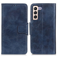 Handytasche Stand Schutzhülle Flip Leder Hülle M02L für Samsung Galaxy S21 FE 5G Blau