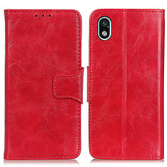 Handytasche Stand Schutzhülle Flip Leder Hülle M02L für Sony Xperia Ace III Rot