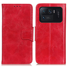 Handytasche Stand Schutzhülle Flip Leder Hülle M02L für Xiaomi Mi 11 Ultra 5G Rot