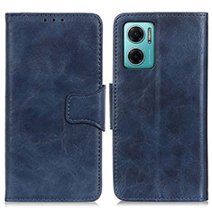 Handytasche Stand Schutzhülle Flip Leder Hülle M02L für Xiaomi Redmi Note 11E 5G Blau