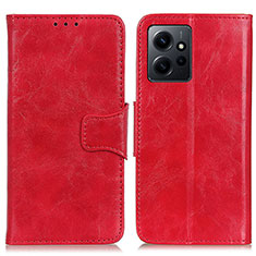 Handytasche Stand Schutzhülle Flip Leder Hülle M02L für Xiaomi Redmi Note 12 4G Rot