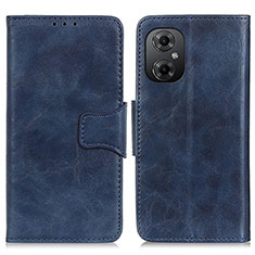 Handytasche Stand Schutzhülle Flip Leder Hülle M02L für Xiaomi Redmi Note 12R Pro 5G Blau