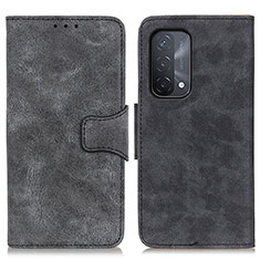 Handytasche Stand Schutzhülle Flip Leder Hülle M03L für Oppo A54 5G Schwarz