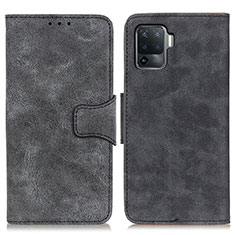 Handytasche Stand Schutzhülle Flip Leder Hülle M03L für Oppo A94 4G Schwarz