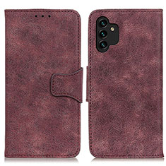 Handytasche Stand Schutzhülle Flip Leder Hülle M03L für Samsung Galaxy A13 4G Violett