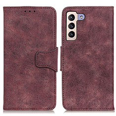 Handytasche Stand Schutzhülle Flip Leder Hülle M03L für Samsung Galaxy S21 FE 5G Violett