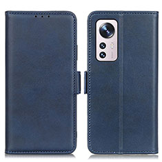 Handytasche Stand Schutzhülle Flip Leder Hülle M03L für Xiaomi Mi 12 Pro 5G Blau