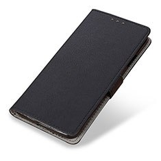 Handytasche Stand Schutzhülle Flip Leder Hülle M04L für Motorola Moto G200 5G Schwarz