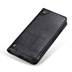 Handytasche Stand Schutzhülle Flip Leder Hülle M04L für Samsung Galaxy A02s Schwarz