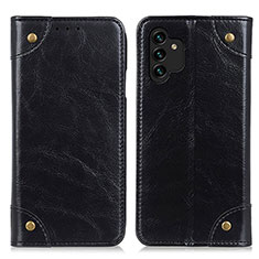 Handytasche Stand Schutzhülle Flip Leder Hülle M04L für Samsung Galaxy A04s Schwarz