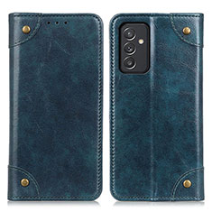 Handytasche Stand Schutzhülle Flip Leder Hülle M04L für Samsung Galaxy A82 5G Blau