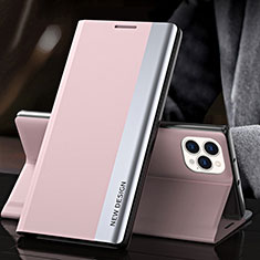 Handytasche Stand Schutzhülle Flip Leder Hülle M05 für Apple iPhone 14 Pro Rosegold