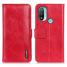 Handytasche Stand Schutzhülle Flip Leder Hülle M05L für Motorola Moto E20 Rot