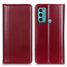 Handytasche Stand Schutzhülle Flip Leder Hülle M05L für Motorola Moto G40 Fusion Rot