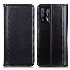 Handytasche Stand Schutzhülle Flip Leder Hülle M05L für Oppo Reno6 Lite Schwarz