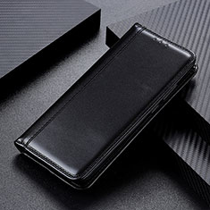 Handytasche Stand Schutzhülle Flip Leder Hülle M05L für Samsung Galaxy A03s Schwarz