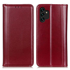 Handytasche Stand Schutzhülle Flip Leder Hülle M05L für Samsung Galaxy A04s Rot