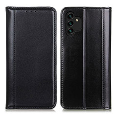 Handytasche Stand Schutzhülle Flip Leder Hülle M05L für Samsung Galaxy A04s Schwarz