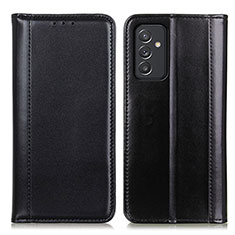 Handytasche Stand Schutzhülle Flip Leder Hülle M05L für Samsung Galaxy A15 5G Schwarz