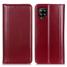 Handytasche Stand Schutzhülle Flip Leder Hülle M05L für Samsung Galaxy A22 4G Rot