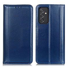 Handytasche Stand Schutzhülle Flip Leder Hülle M05L für Samsung Galaxy A82 5G Blau