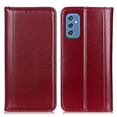 Handytasche Stand Schutzhülle Flip Leder Hülle M05L für Samsung Galaxy M52 5G Rot