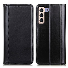 Handytasche Stand Schutzhülle Flip Leder Hülle M05L für Samsung Galaxy S21 Plus 5G Schwarz