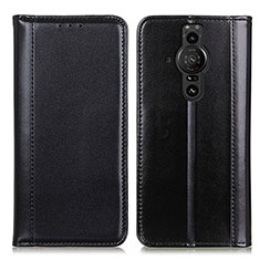 Handytasche Stand Schutzhülle Flip Leder Hülle M05L für Sony Xperia PRO-I Schwarz