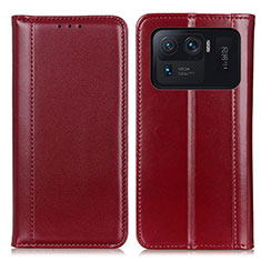 Handytasche Stand Schutzhülle Flip Leder Hülle M05L für Xiaomi Mi 11 Ultra 5G Rot