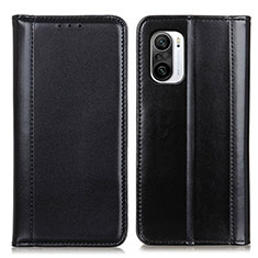 Handytasche Stand Schutzhülle Flip Leder Hülle M05L für Xiaomi Mi 11i 5G Schwarz