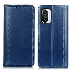 Handytasche Stand Schutzhülle Flip Leder Hülle M05L für Xiaomi Redmi K40 Pro+ Plus 5G Blau