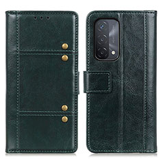 Handytasche Stand Schutzhülle Flip Leder Hülle M06L für Oppo A54 5G Grün