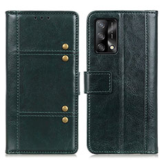 Handytasche Stand Schutzhülle Flip Leder Hülle M06L für Oppo A74 4G Grün