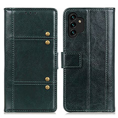 Handytasche Stand Schutzhülle Flip Leder Hülle M06L für Samsung Galaxy A04s Grün