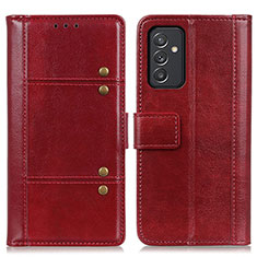 Handytasche Stand Schutzhülle Flip Leder Hülle M06L für Samsung Galaxy Quantum2 5G Rot