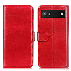 Handytasche Stand Schutzhülle Flip Leder Hülle M07L für Google Pixel 7a 5G Rot