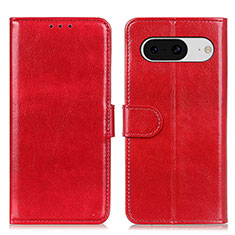 Handytasche Stand Schutzhülle Flip Leder Hülle M07L für Google Pixel 8 5G Rot