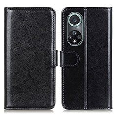 Handytasche Stand Schutzhülle Flip Leder Hülle M07L für Huawei Honor 50 Pro 5G Schwarz