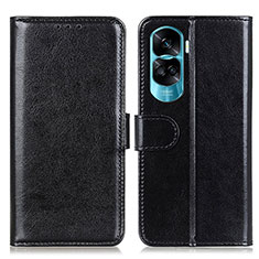 Handytasche Stand Schutzhülle Flip Leder Hülle M07L für Huawei Honor 90 Lite 5G Schwarz