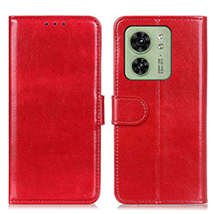 Handytasche Stand Schutzhülle Flip Leder Hülle M07L für Motorola Moto Edge 40 5G Rot