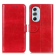 Handytasche Stand Schutzhülle Flip Leder Hülle M07L für Motorola Moto Edge Plus (2022) 5G Rot