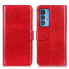 Handytasche Stand Schutzhülle Flip Leder Hülle M07L für Motorola Moto Edge S Pro 5G Rot