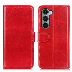 Handytasche Stand Schutzhülle Flip Leder Hülle M07L für Motorola Moto Edge S30 5G Rot